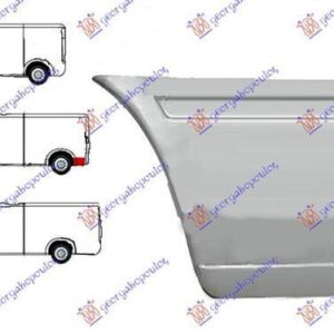 052608462 Mercedes-Benz Sprinter 1995-2006 | Γωνία Φτερού Πίσω Αριστερή