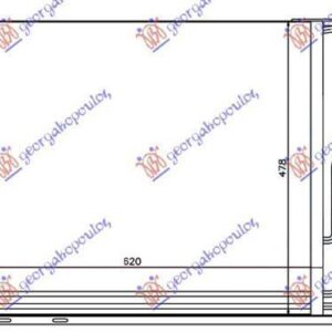 052906400 Mercedes-Benz S-Class 1998-2005 | Ψυγείο A/C Βενζίνη/Πετρέλαιο