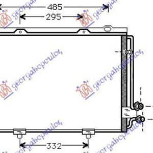 018706400 Mercedes-Benz E-Class 1999-2002 | Ψυγείο A/C Βενζίνη/Πετρέλαιο