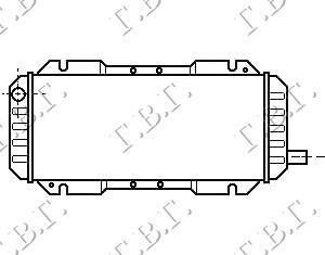 053506300 Ford Escort 1981-1986 | Ψυγείο Νερού