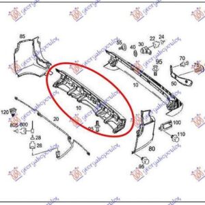 053903390 Mercedes-Benz Sprinter 2006-2013 | Προφυλακτήρας Πίσω