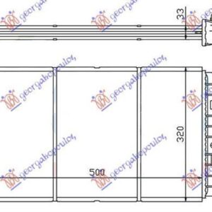 055606300 Ford Escort 1993-1995 | Ψυγείο Νερού