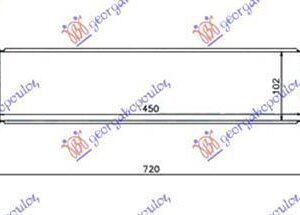 301006210 Fiat Linea 2013-2015 | Ψυγείο Intercooler