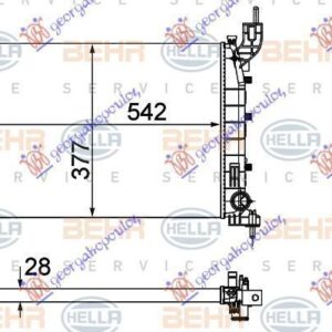 054706305 Fiat Linea 2007-2013 | Ψυγείο Νερού