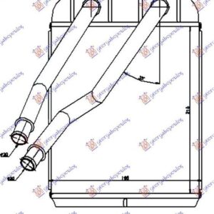 056106500 Porsche Cayenne 2003-2010 | Ψυγείο Καλοριφέρ