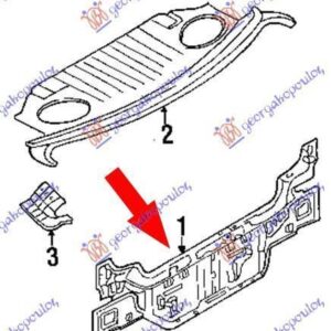 056502070 Hyundai Elantra 2004-2007 | Ποδιά Πίσω