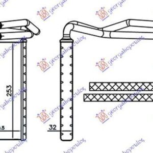 056606510 Kia Sorento 2002-2009 | Ψυγείο Καλοριφέρ