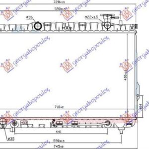 057006310 Hyundai Santa Fe 2000-2005 | Ψυγείο Νερού