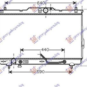 057006350 Hyundai Santa Fe 2000-2005 | Ψυγείο Νερού