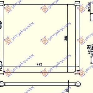 057106400 Ford Ka 1997-2008 | Ψυγείο A/C Βενζίνη