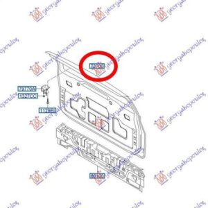 037801490 Hyundai Matrix 2008-2010 | Πόρτα 5η Πίσω