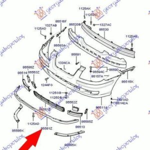 057206370 Hyundai Matrix 2001-2008 | Σπόιλερ Εμπρός