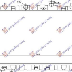 057906300 Hyundai Elantra 2000-2004 | Ψυγείο Νερού