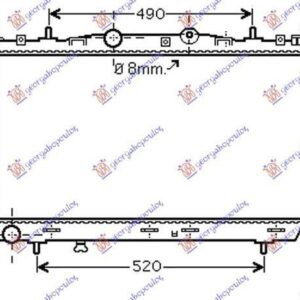 057906320 Hyundai Elantra 2000-2004 | Ψυγείο Νερού