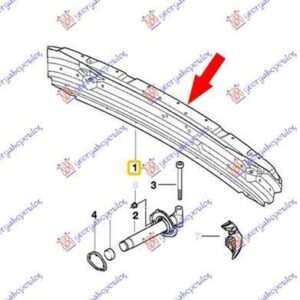 058203850 BMW 5 Series 1996-2002 | Τραβέρσα Προφυλακτήρα Πίσω