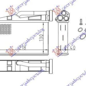 031306500 BMW X5 2000-2007 | Ψυγείο Καλοριφέρ