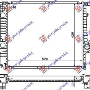 058806310 BMW 5 Series 1988-1995 | Ψυγείο Νερού Βενζίνη/Πετρέλαιο