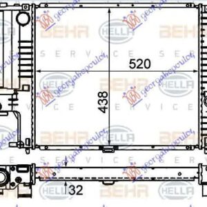 058806315 BMW 5 Series 1988-1995 | Ψυγείο Νερού Βενζίνη/Πετρέλαιο