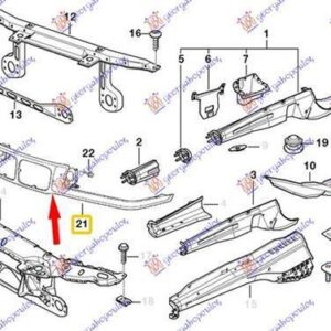 058900200 BMW 3 Series Sedan/Touring 1990-1998 | Λαμαρίνα Μάσκας