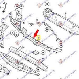 059000200 BMW 5 Series 2003-2010 | Τραβέρσα Ψυγείου