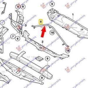 059000210 BMW 5 Series 2003-2010 | Τραβέρσα Μετώπης