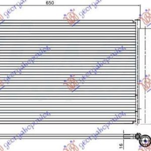 155006410 BMW 6 Series Coupe/Cabrio 2004-2011 | Ψυγείο A/C Diesel