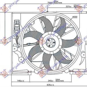 031506440 BMW 7 Series 2002-2008 | Βεντιλατέρ