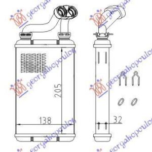 059306510 BMW 3 Series Compact 1994-1998 | Ψυγείο Καλοριφέρ