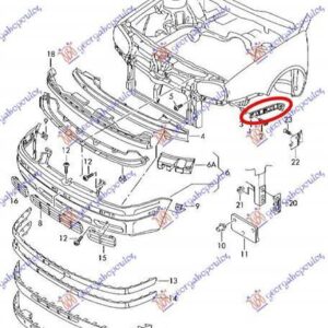 059704281 VW Golf 1998-2004 | Βάση Προφυλακτήρα Εμπρός Δεξιά