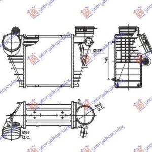 059706240 VW Golf 1998-2004 | Ψυγείο Intercooler