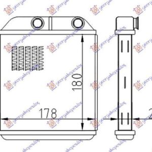 029106500 Mitsubishi Carisma 1996-2005 | Ψυγείο Καλοριφέρ