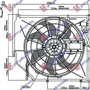 035006440 BMW 3 Series Coupe/Cabrio 1999-2003 | Βεντιλατέρ