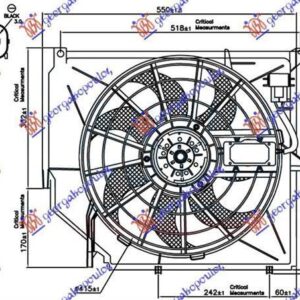 035006445 BMW 3 Series Coupe/Cabrio 1999-2003 | Βεντιλατέρ