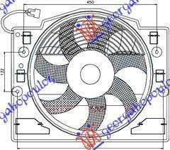 035006450 BMW 3 Series Coupe/Cabrio 1999-2003 | Βεντιλατέρ A/C