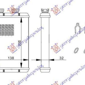 035606500 BMW 3 Series Compact 2001-2005 | Ψυγείο Καλοριφέρ