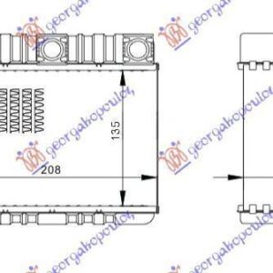 035606510 BMW 3 Series Compact 2001-2005 | Ψυγείο Καλοριφέρ