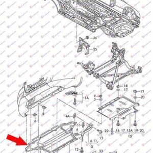 131000830 Audi A5 2011-2016 | Ποδιά Μηχανής