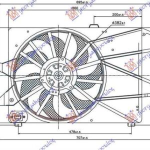 061906440 Ford Mondeo 2000-2007 | Βεντιλατέρ