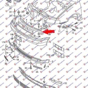 062003840 Audi A3 1996-2003 | Τραβέρσα Προφυλακτήρα Εμπρός