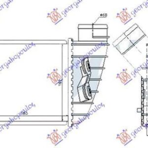 062006221 Audi A3 1996-2003 | Ψυγείο Intercooler Δεξιό