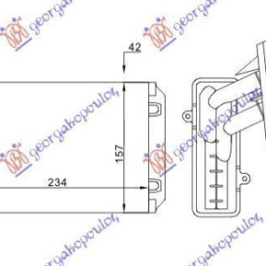 041306500 Seat Ibiza 1995-1997 | Ψυγείο Καλοριφέρ