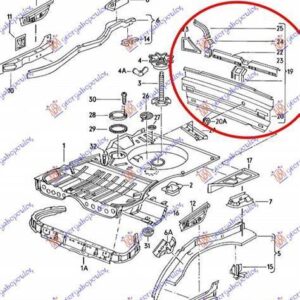 062202070 VW Golf Manhatan 1988-1991 | Ποδιά Πίσω