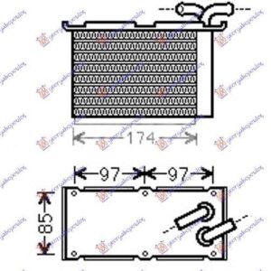 887006260 VW Caddy 2010-2015 | Ψυγείο Intercooler Βοηθητικό