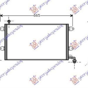 063406400 VW Vento 1992-1998 | Ψυγείο A/C