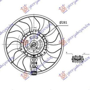 063606440 VW Transporter 1991-1996 | Βεντιλατέρ