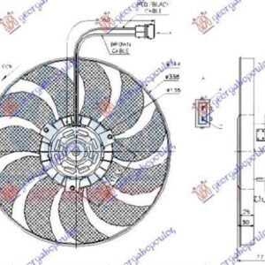 886006445 VW Transporter 1997-2003 | Βεντιλατέρ A/C