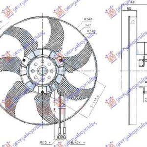 886006460 VW Transporter 1997-2003 | Βεντιλατέρ A/C