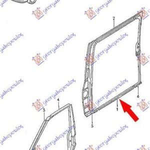 063108291 VW Transporter Caravelle 1997-2003 | Μαρσπιέ Δεξιό