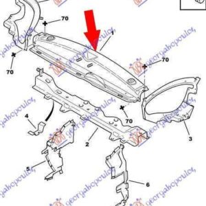 064000200 Citroen Xsara Picasso 1999-2007 | Ποδιά Εμπρός