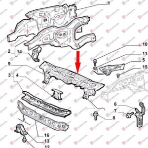 064400220 Alfa Romeo 156 1997-2003 | Μετώπη Εμπρός